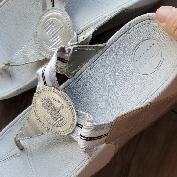 Fitflop Womens Platform Flip Flop Sandals sz 10 shoes